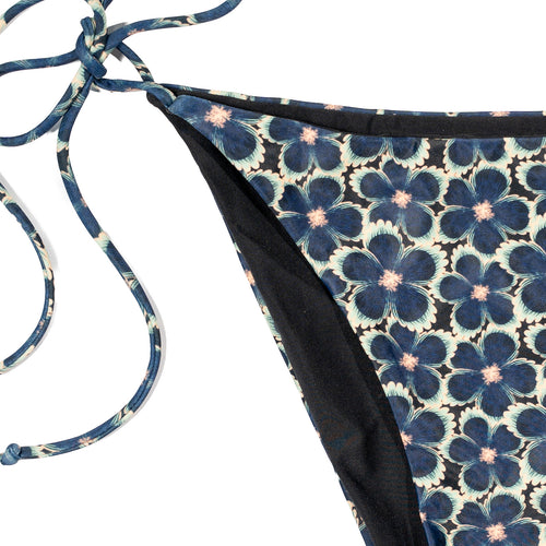 Bikinitrusser med bindebånd - Midnight Bloom