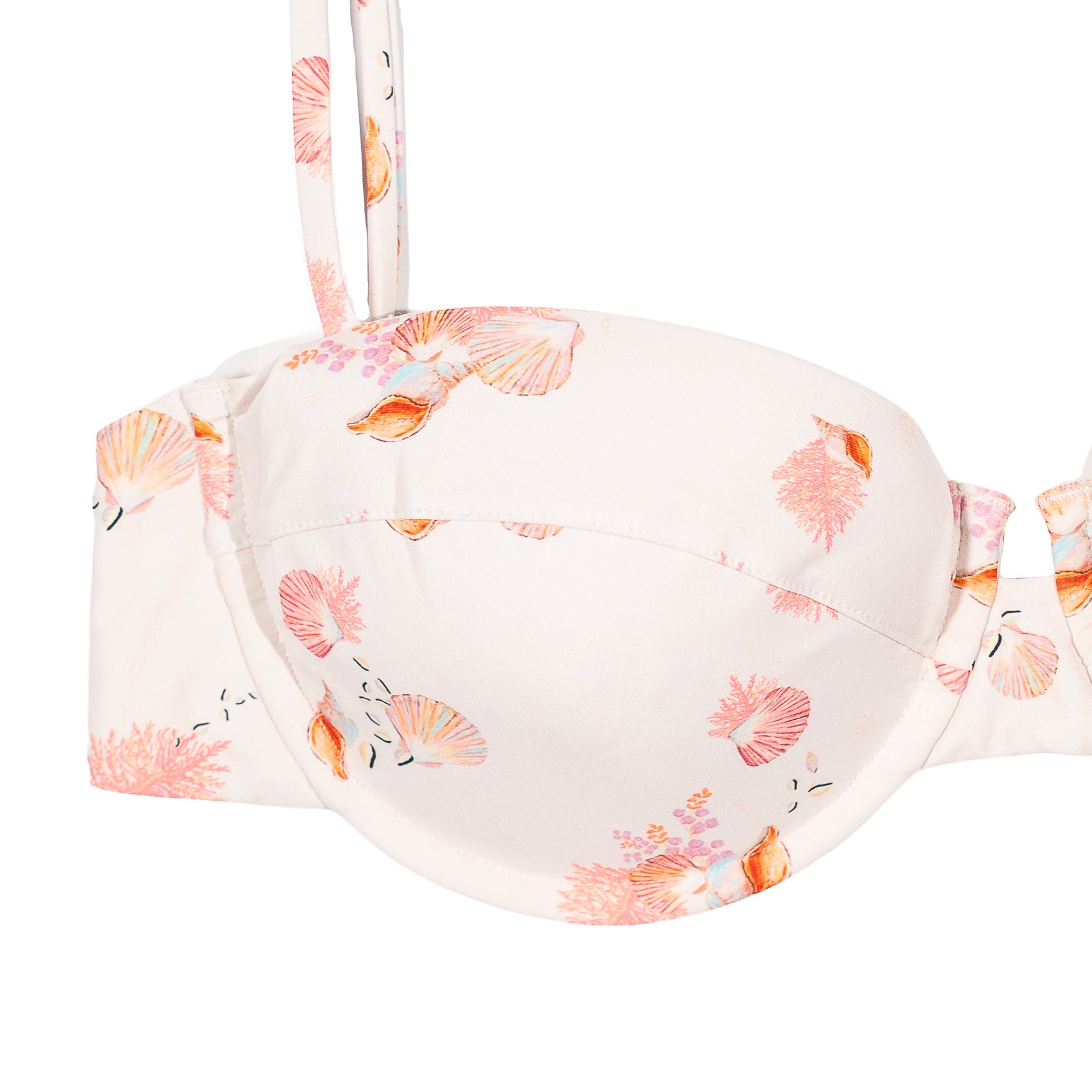 Balconette Bikinitop - Seashells