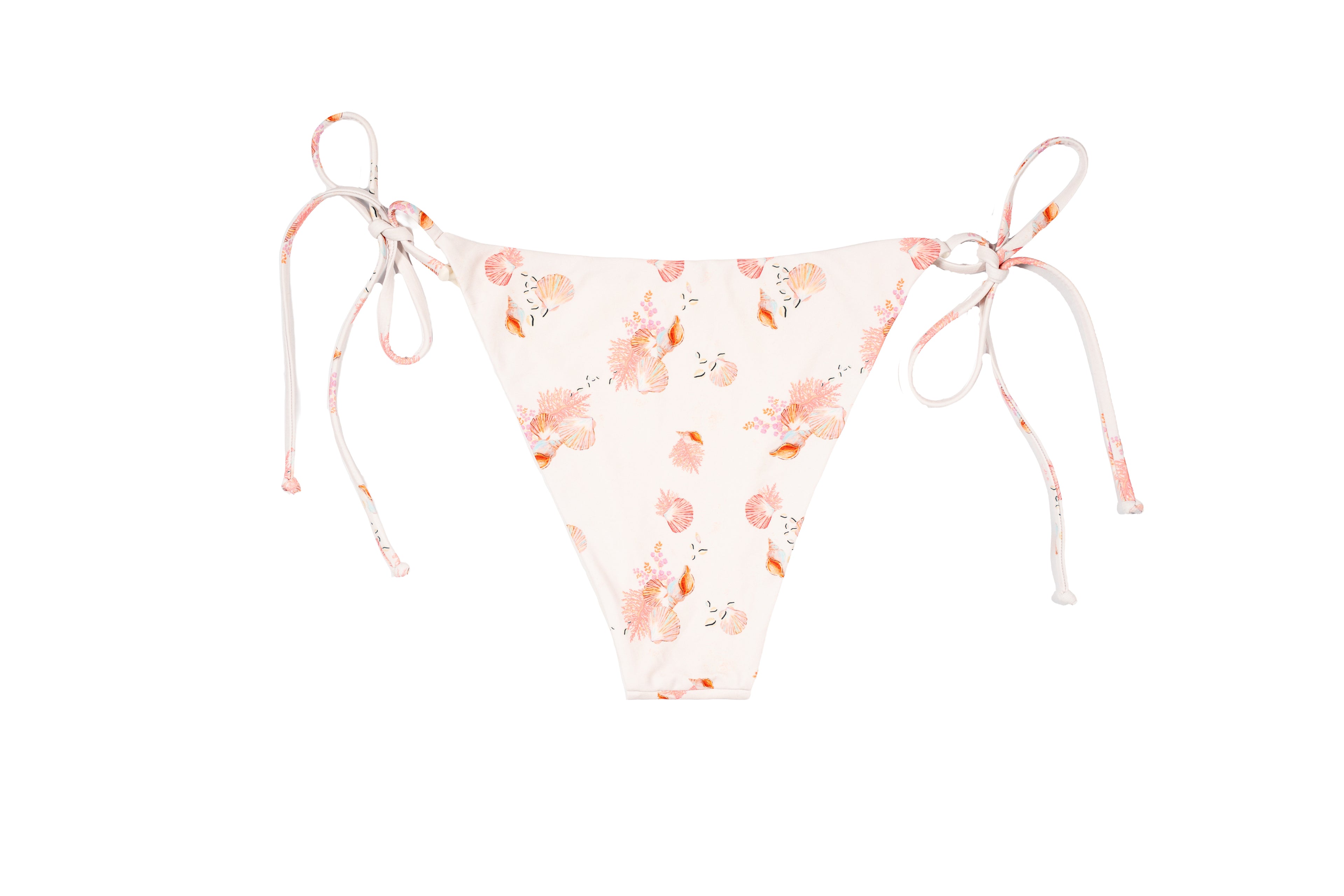 Bikinitrusser med bindebånd - Seashells
